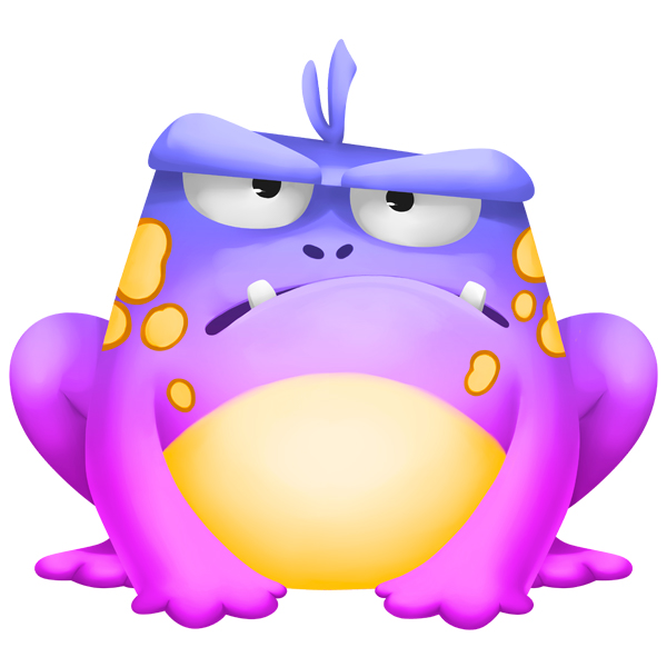 Angry Toads NFT Art - Steve